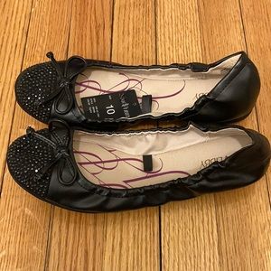 Brand New- Sam & Libby black ballet flats (Brynn style), size 10